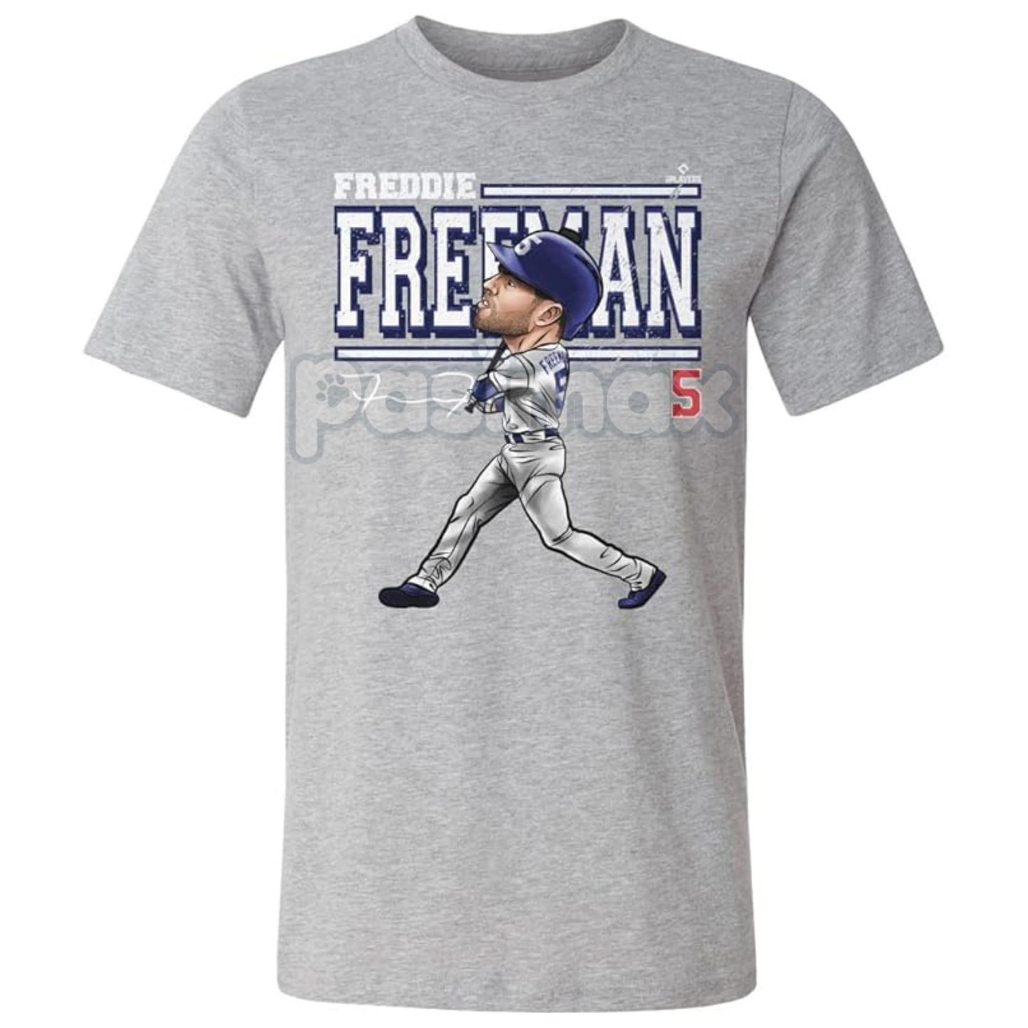 Freddie Freeman Cartoon T-Shirt - Los Angeles Baseball Graphic Tee, Funny Freeman LA Fan Apparel, Unisex MLB Gift
