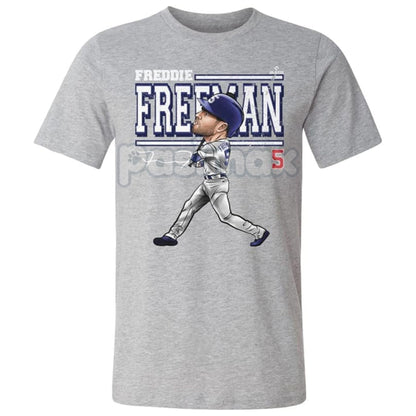 Freddie Freeman Cartoon T-Shirt - Los Angeles Baseball Graphic Tee, Funny Freeman LA Fan Apparel, Unisex MLB Gift