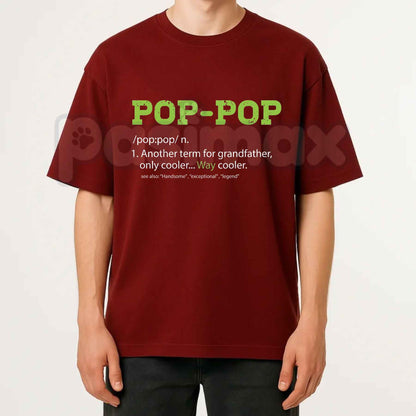 Pops Definition T-Shirt – Funny Cool Grandpa Pop-Pop Unisex Cotton Graphic Tee