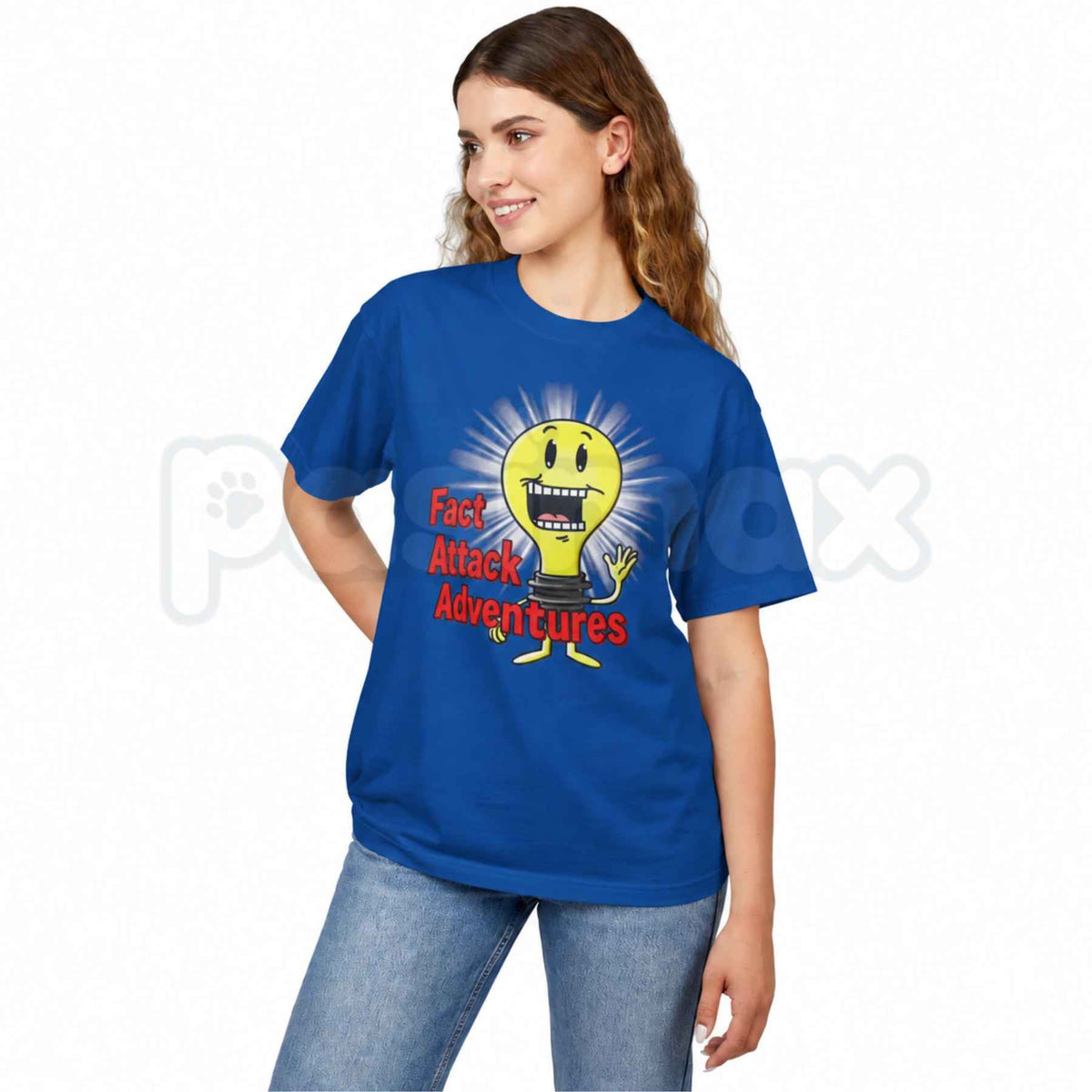 Fact Attack Adventures T-Shirt – Animated Knowledge Trivia Graphic Unisex Tee