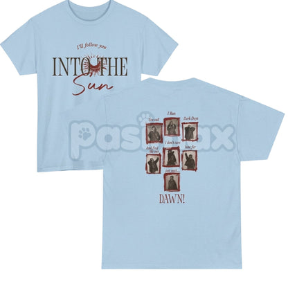 Into The Sun Lyrics Kpop World Tour T-Shirt – Retro Cinematic Fan Graphic Tee