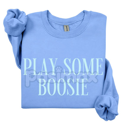 "Play Some Boosie" Badazz Crewneck Sweatshirt | Southern Hip-Hop Legend Apparel | Rap Music Streetwear