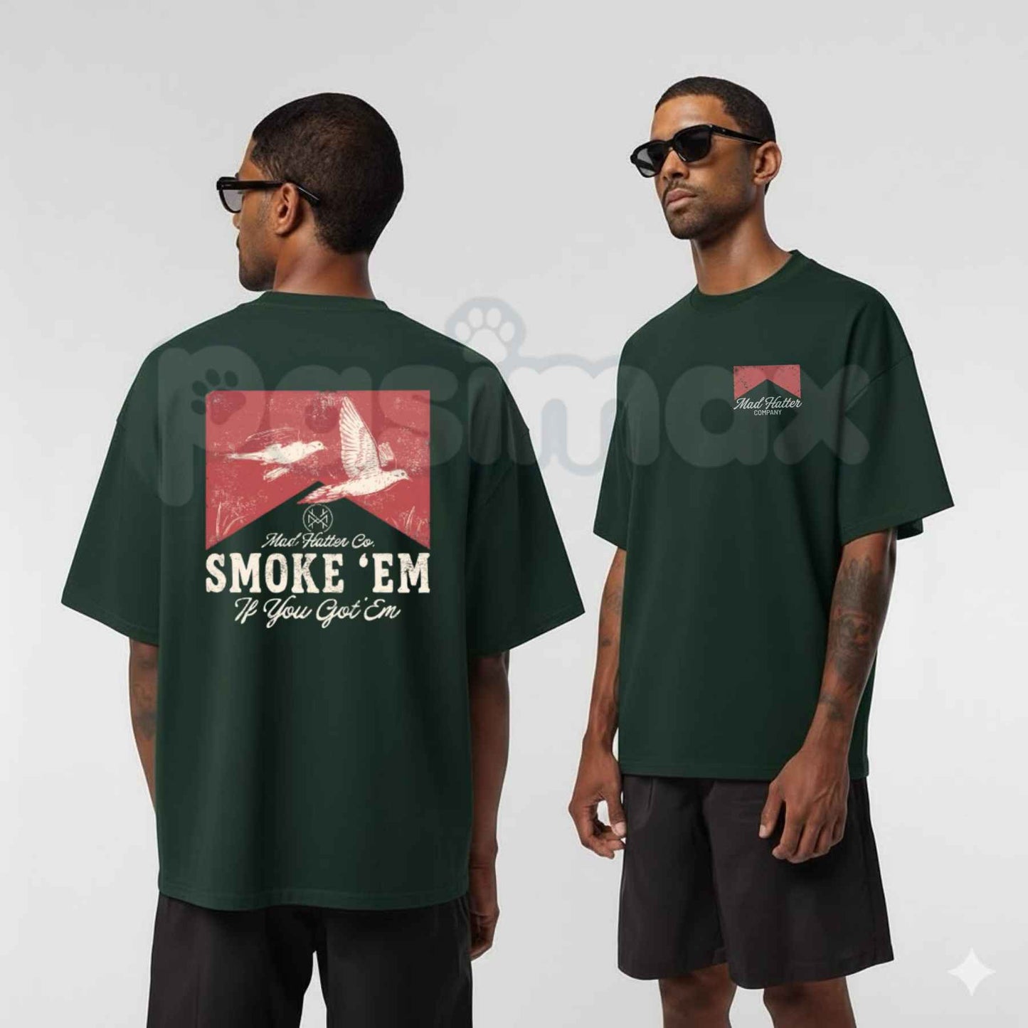 Smoke 'Em T-Shirt – Retro Automotive Racing Drag Strip Unisex Cotton Graphic Tee