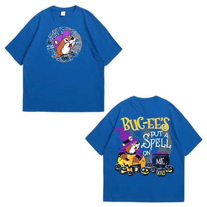 Buc-ee’s 2025 Halloween Glow-in-the-Dark T-Shirt - "Put a Spell on Me" Limited Edition Spooky Tee