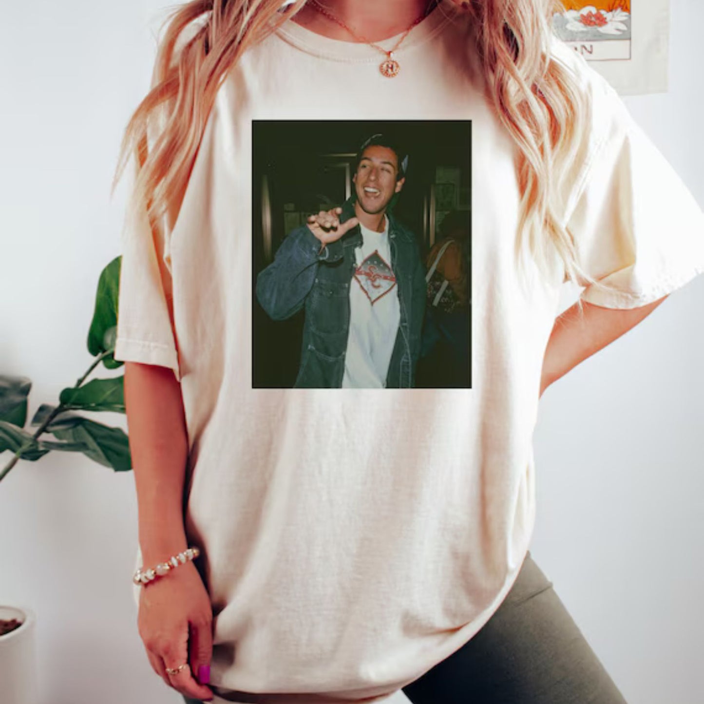 Unisex Vintage Adam Sandler Tee - Funny Actor Graphic T-Shirt, Nostalgic Fan Apparel