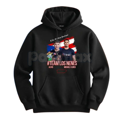 TEAM Los NENE Team Flores Team JLexis Unisex Hoodie – Custom Family & Group Pride Pullover, Personalized Graphic Streetwear