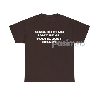 THE GASLIGHT SHIRT - Statement Streetwear Tee, Unisex Cotton T-shirt