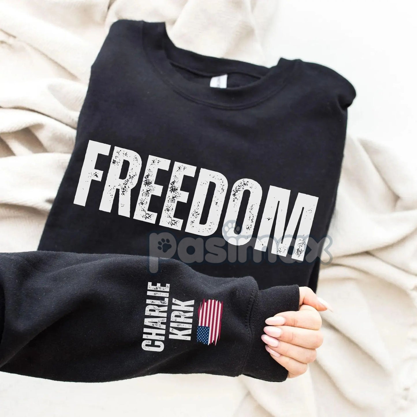 Charlie Kirk Freedom Sweatshirt – Wear Your Principles on Your Sleeve