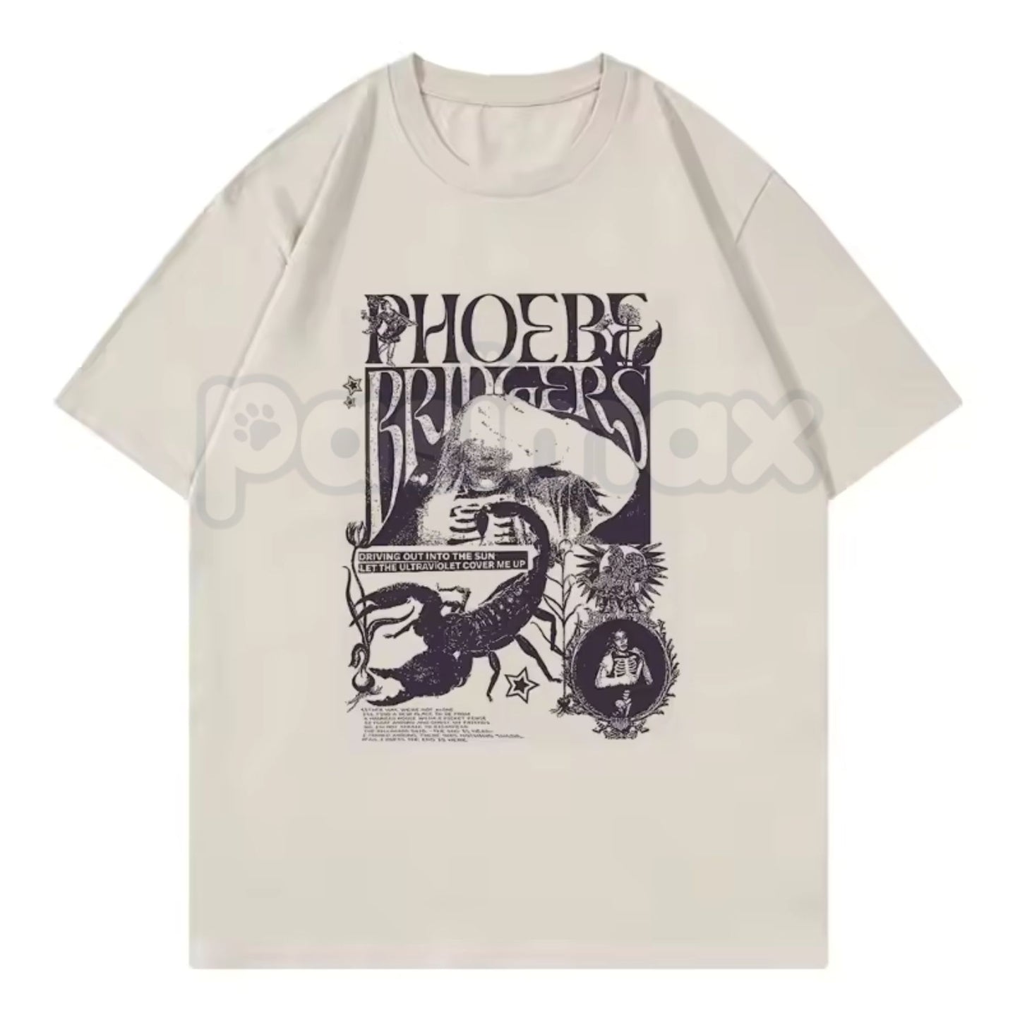 Phoebe Bridgers Tour Graphic T-Shirt – Women's Harajuku Streetwear Vintage Music Tee