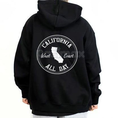 Cali Chicano Lowrider Oversized Graphic Hoodie – Medium Heavy Pullover, Unisex Streetwear Sweatshirt