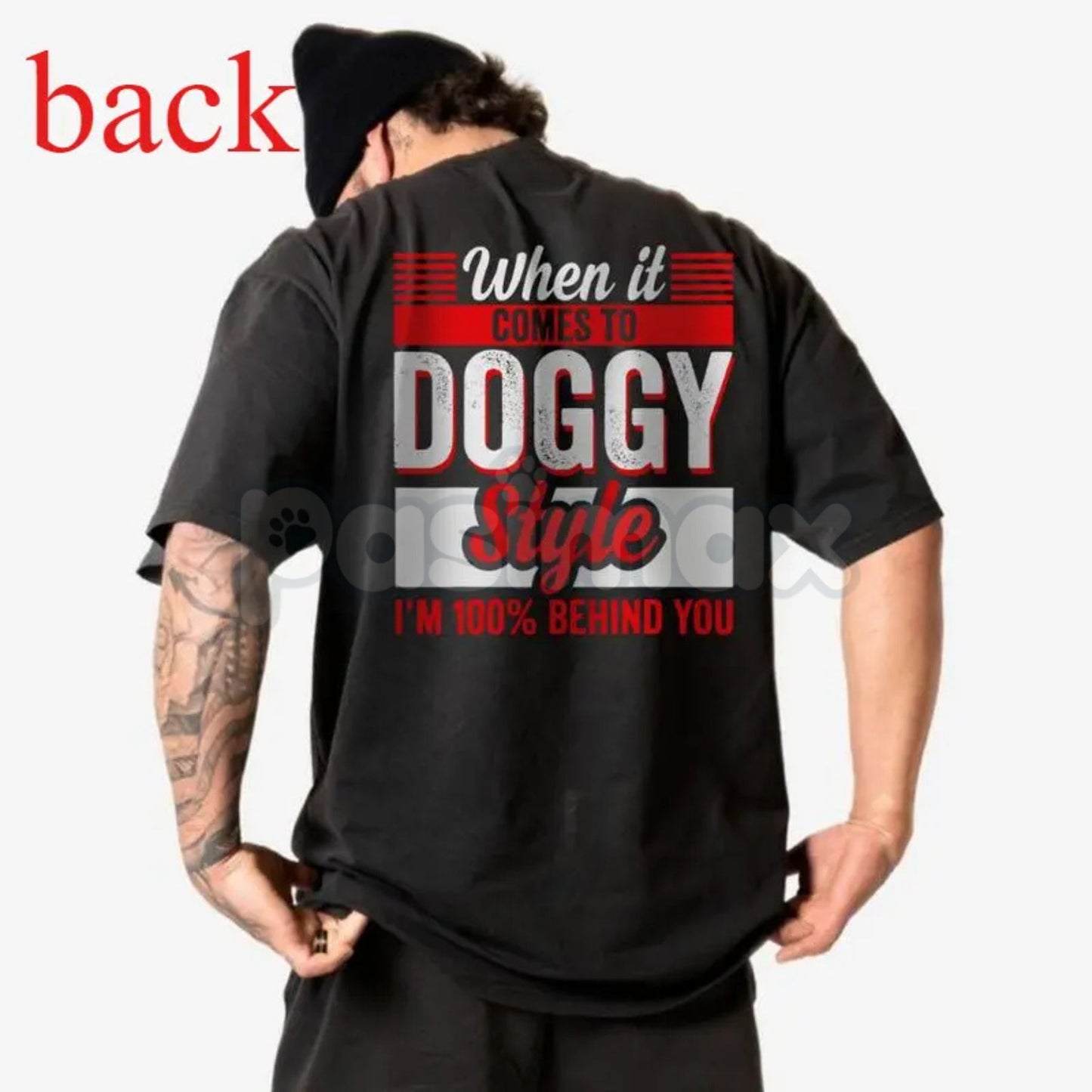 "When It Comes To Style" Graphic T-Shirt – Back-Sided Printed Letter Crewneck, Hoodie & Sweatshirt