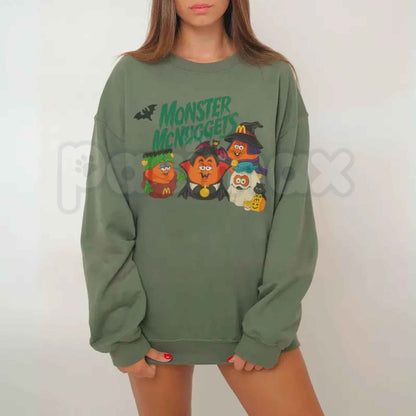 Vintage Halloween Nuggets Sweatshirt | 90s Monster Nuggets Shirt