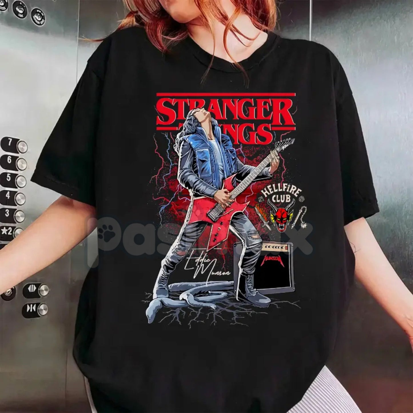 Eddie Munson Tribute T-Shirt - Stranger Things Hellfire Club Leader Tee, Vintage Metal Dungeons & Dragons Apparel, 80s Cult Hero Shirt