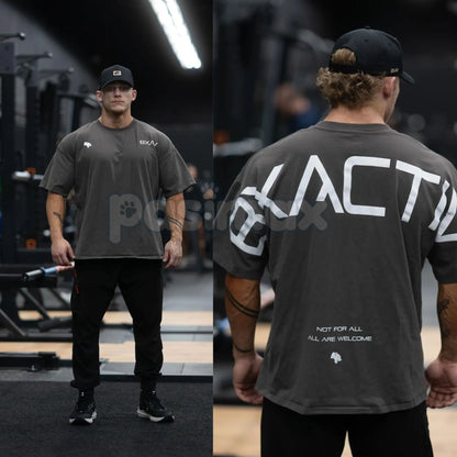 BXACTIV Logo T-Shirt - Unisex Classic Brand Graphic Tee, Modern Streetwear Apparel, Soft Cotton Trendy Slogan Shirt