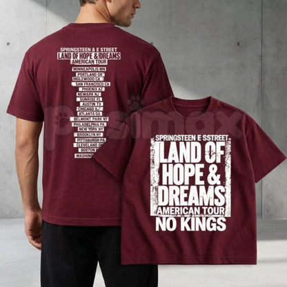 Jack Smith Land Of Hope and Dreams American Tour No Kings T-Shirt