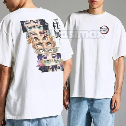 Demon Slayer Hashira Team Shirt - Tanjiro Nezuko Zenitsu Inosuke Graphic Tee, Ultimate Squad T-shirt