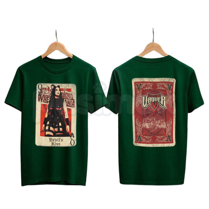 Stephanie Vaquer WrestleMania Card Retro Unisex T-Shirt – Pro Wrestling Match Tee