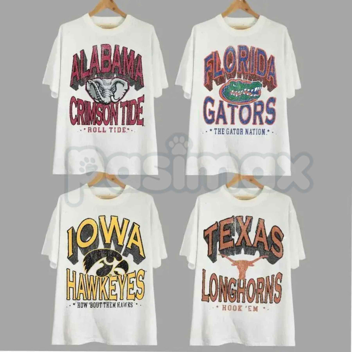 Vintage College Football Mascot T-Shirt – Retro Game Day Unisex Soft Cotton Tee