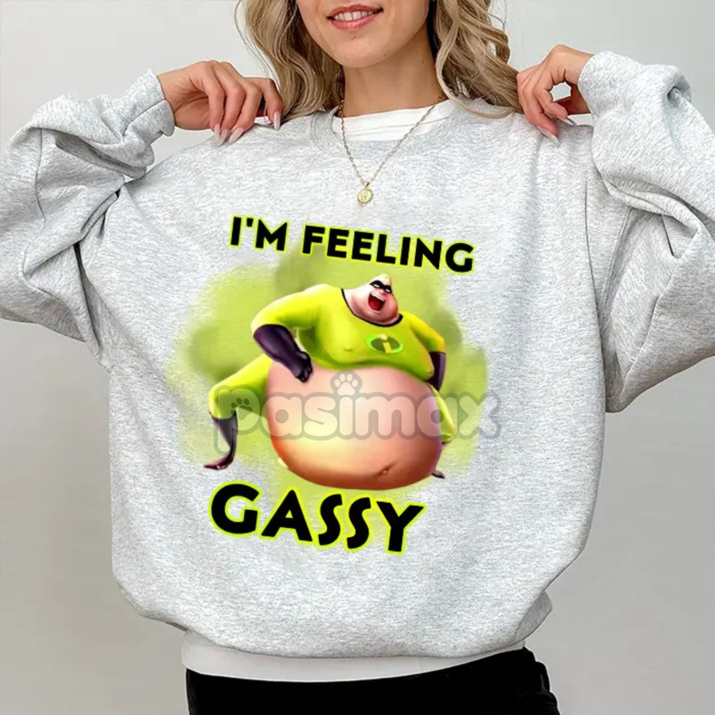 The Incredibles Gassy Sweatshirt – Fun & Humorous Disney Pixar Fan Apparel