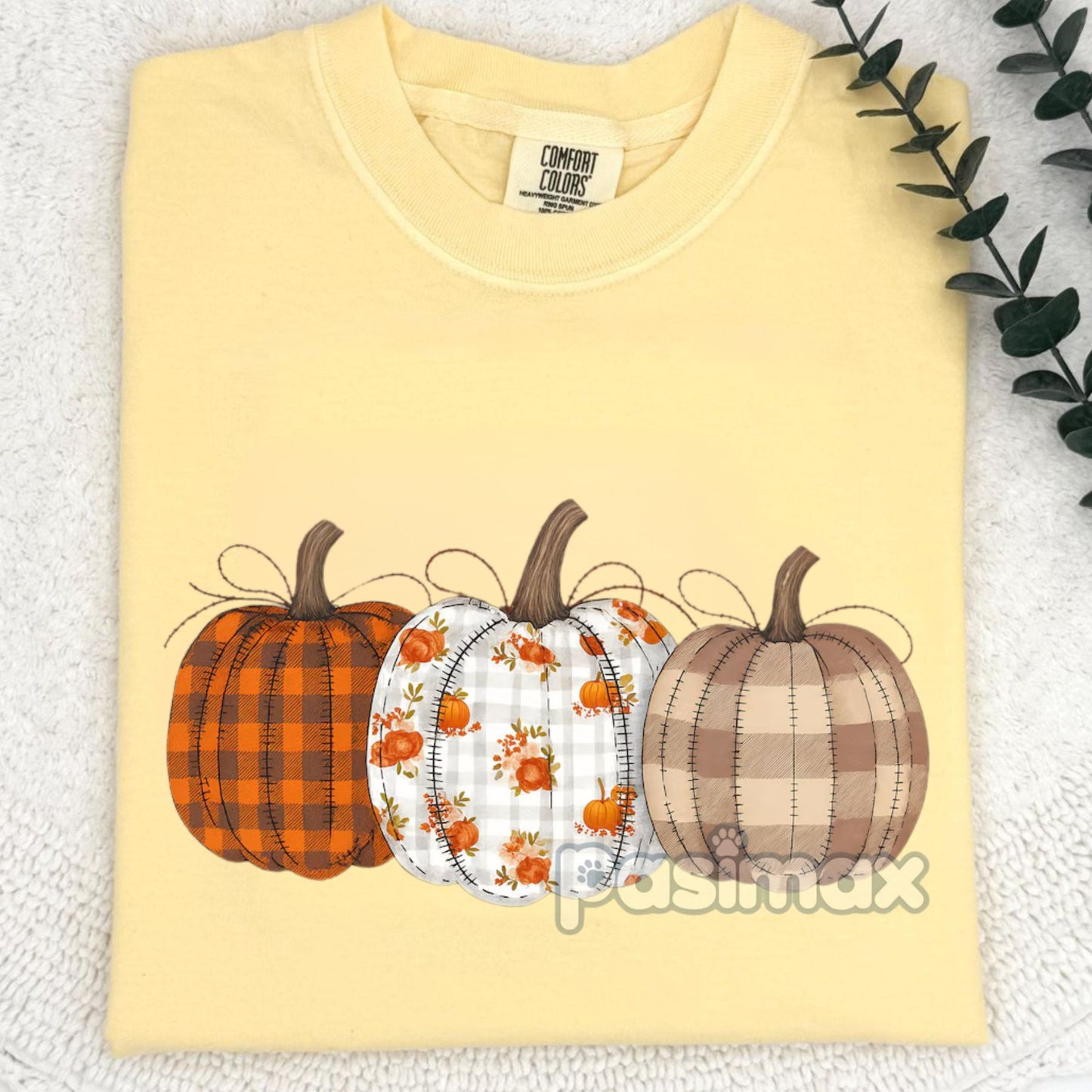 Retro Fall Pumpkin Comfort Colors T-shirt – Vintage Autumn Tee, Cozy Fall Vibes Shirt, Pumpkin Spice Graphic Top