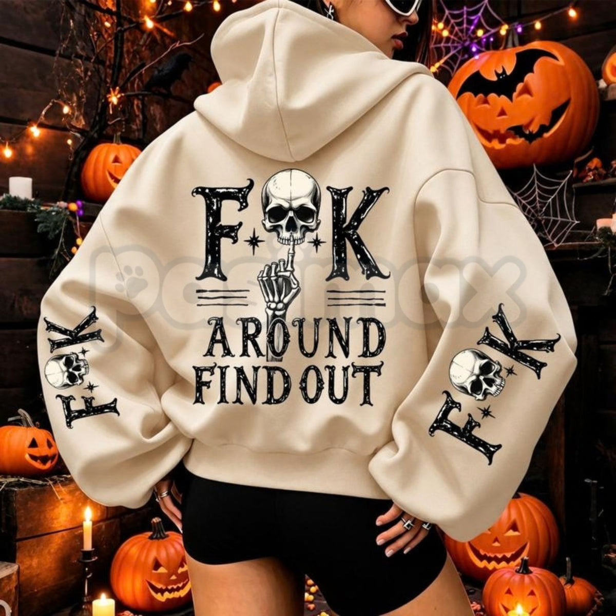 Fuck Around And Find Out Graphic Hoodie – FAFO Patriotic Gun Rights Pullover, Bold Outlaw Streetwear Sweatshirt, Unisex Heavy Blend