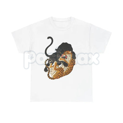 "Jungle Fury" Vintage Expedition T-Shirt - Dark Tropics Aesthetic Streetwear Tee, Premium 100% Cotton Retro Jaguar Graphic Top, Unisex Oversized Jungle Core Shirt, Distressed Wildlife Streetwear, Soft Lived-In Heavyweight Midnight Jungle Apparel