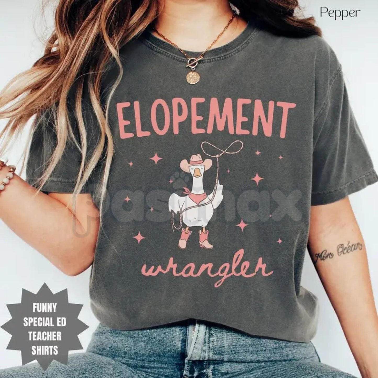 Comfort Colors® Elopement Expert T-Shirt – Funny ABA Therapist Tee, BCBA RBT Gift, Special Education Inclusion Shirt, Neurodiversity Advocate Top