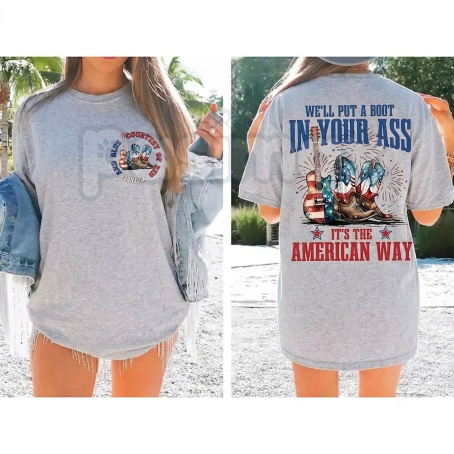 Vintage Toby Keith "We'll Put A Boot" T-Shirt – Retro Country Music Anthem Statement Graphic Tee