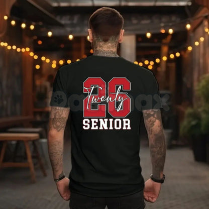 Twenty 26 Senior Hoodie – Class of 2026 Graduation Sweatshirt & T-Shirt, Senior Year Game Day Fit