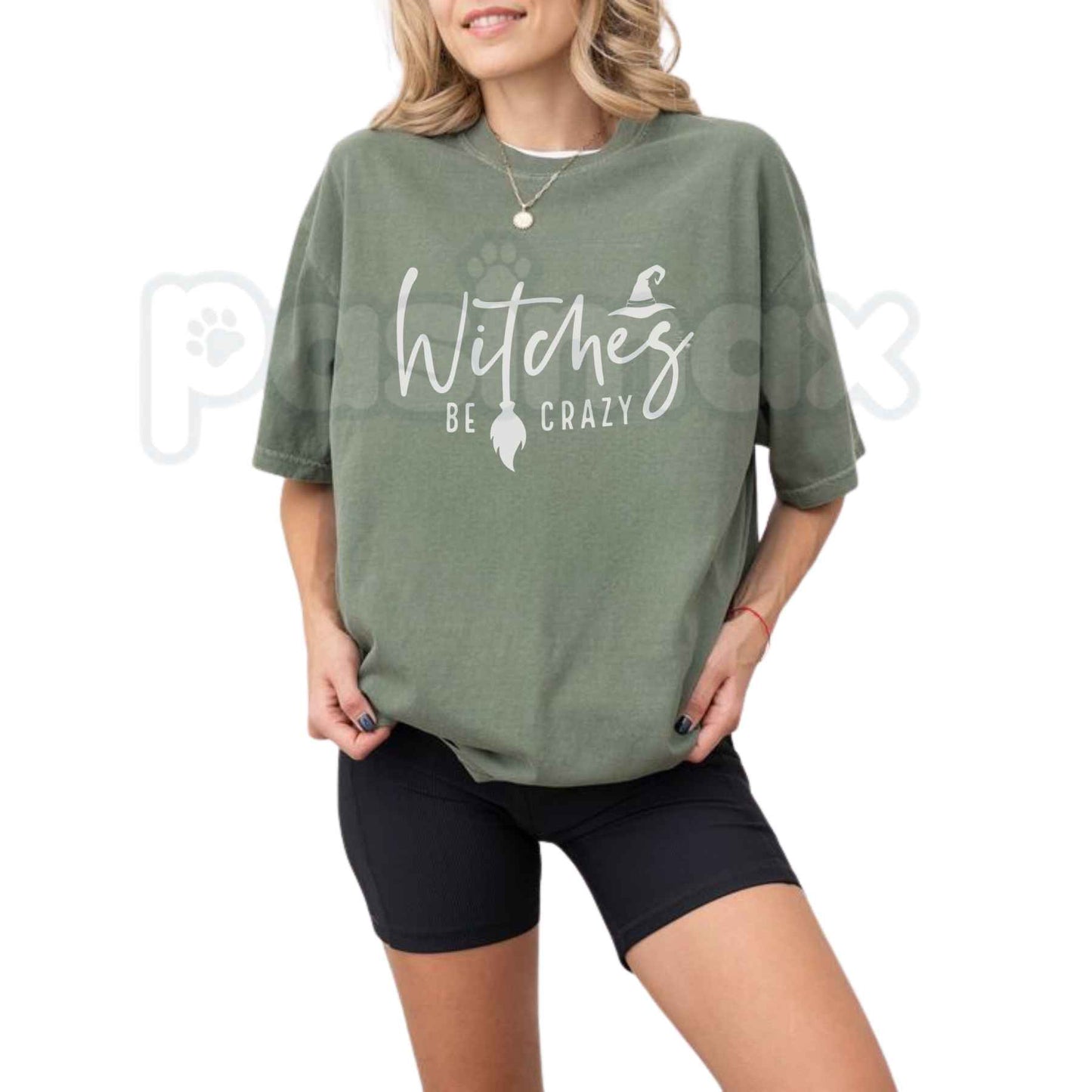 Comfort Colors® Witches Crazy Graphic T-Shirt – Vintage Spooky Season Coven Witchcraft Unisex Top