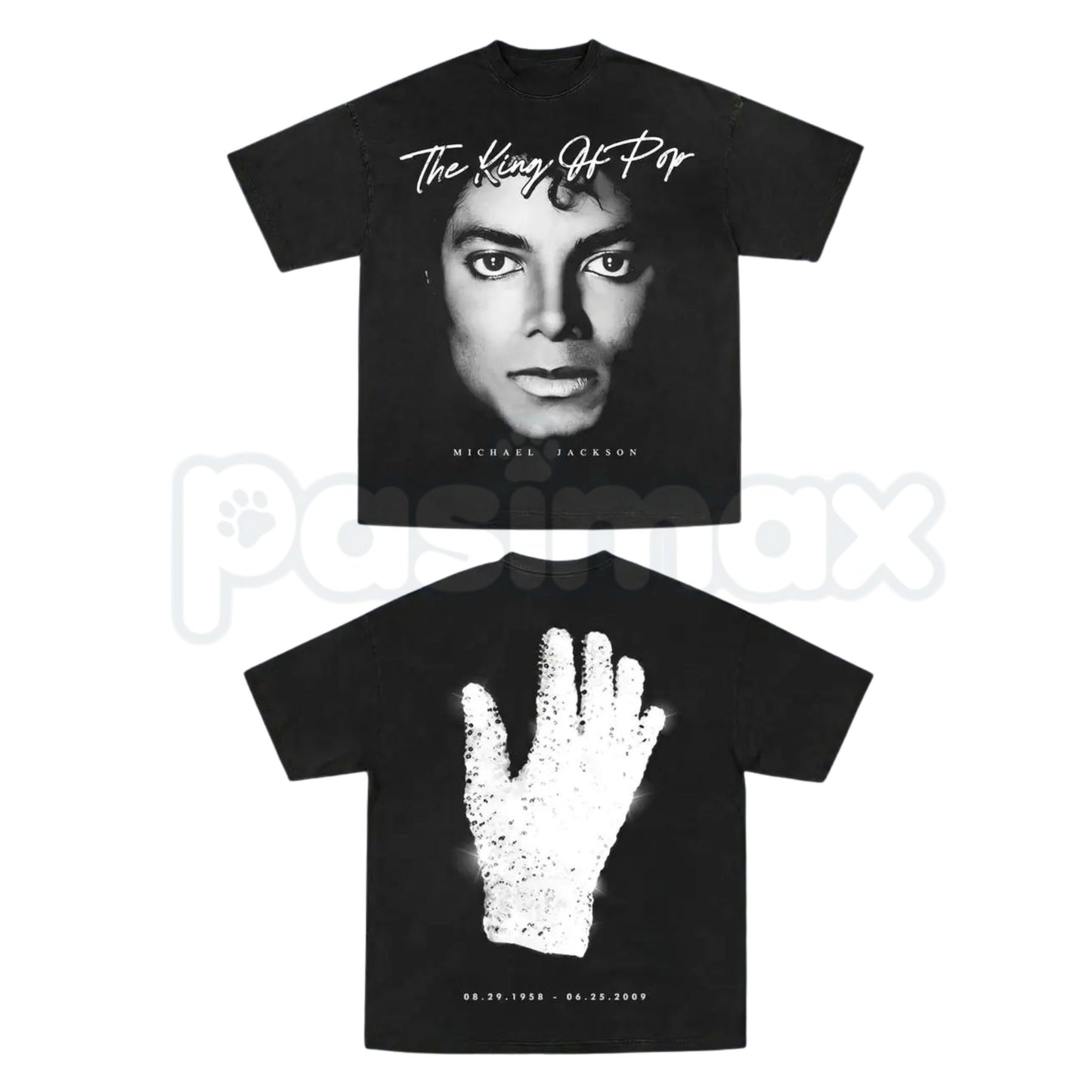 MJ Vintage Pop Music Graphic T-Shirt – Classic King of Pop Retro Tee, Premium 100% Cotton 80s Music Icon Top, Soft Lived-In Heavyweight Legendary Artist Shirt, Made in USA