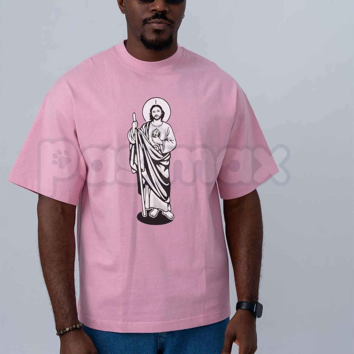 Saint Judas Tadeo Religious T-Shirt – San Judas Tadeo Catholic Faith Unisex Cotton Graphic Tee