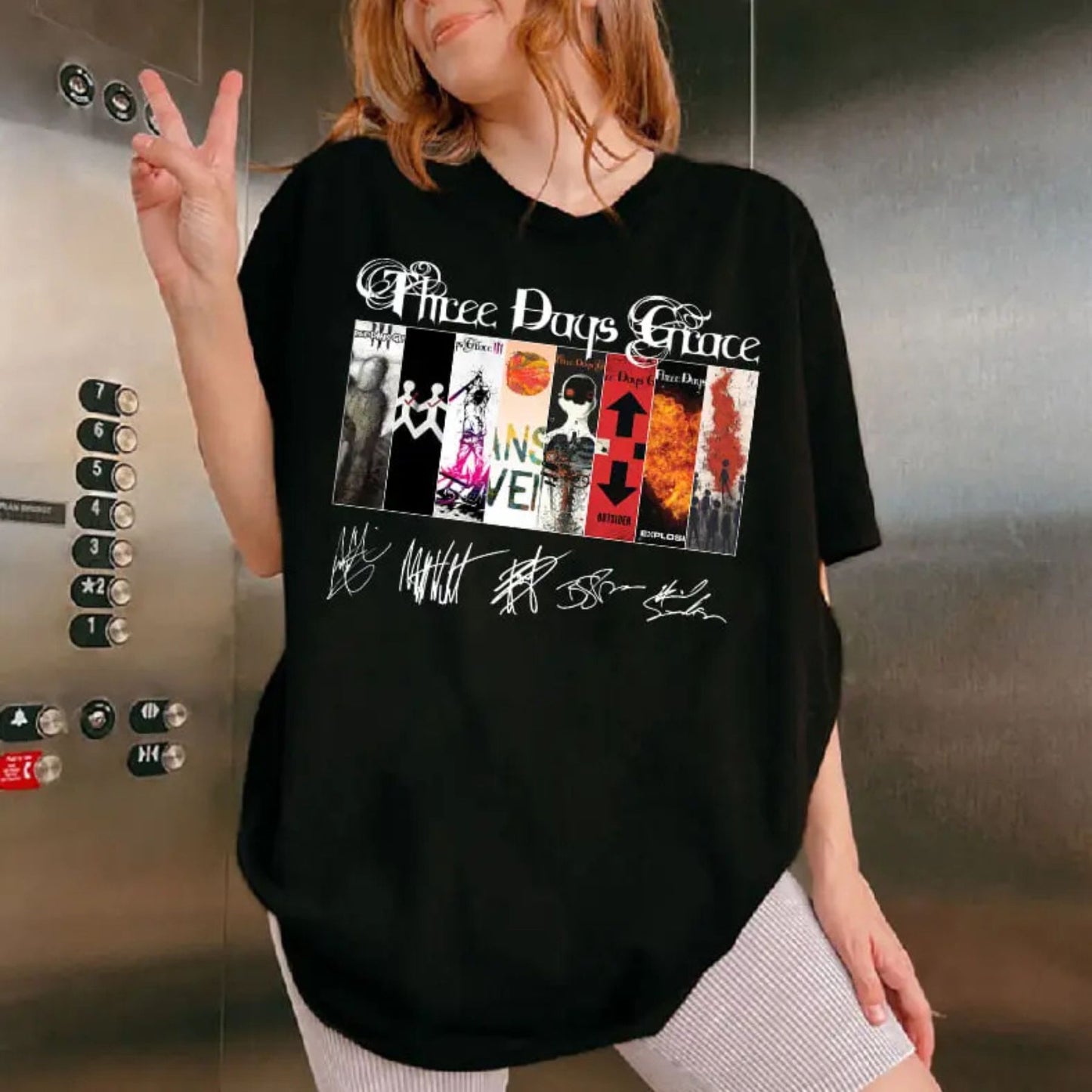TDG Album T-Shirt - Three Days Grace Rock Band Tee, Unisex Concert Outfit