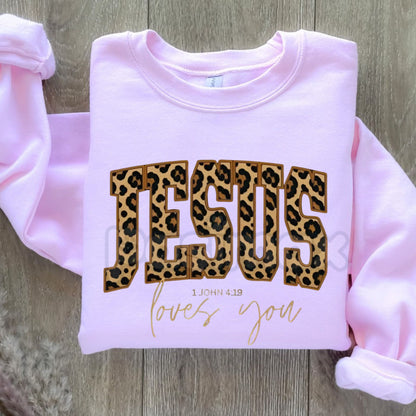 Christian Jesus Sweatshirt | Minimalist Jesus Name Crewneck | Aesthetic Faith Based Jumper | Religious Gospel Graphic Pullover | Modern Sunday Service Outfit