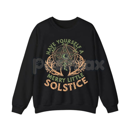 Rustic Yule Winter Solstice Sweatshirt | Folklore Nature Pine Tree Jumper | Deep Winter Cozy Seasonal Crewneck