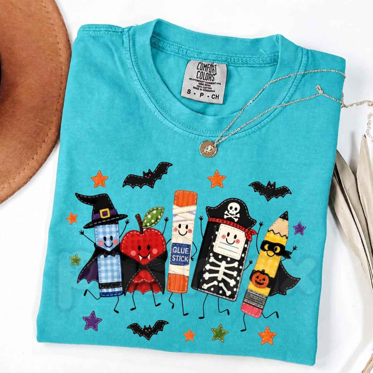 Comfort Colors® Halloween Teacher T-School Graphic Tee – Spooky Season Educator Unisex Top & Gift