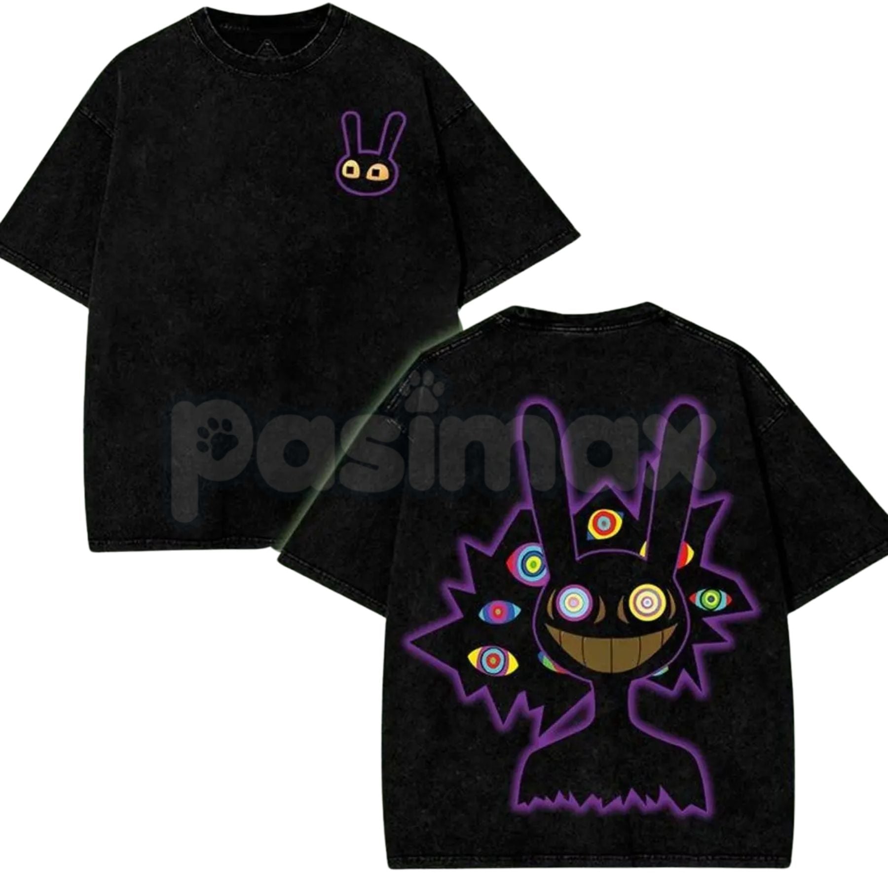 Jax v3 Digital Circus Washed T-Shirt – Pasimax