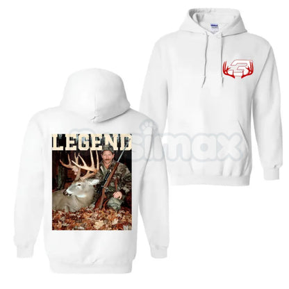 Dale Earnhardt With Deer Hoodie – Vintage Hunting Season Pullover, NASCAR Legend Fan & Outdoors Apparel, Unisex