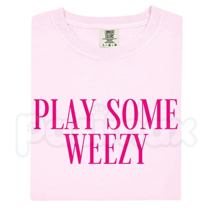 Comfort Colors® "Play Some Weezy" T-Shirt – Vintage Hip Hop Rap Concert Graphic Tee, Retro Lil Wayne Music Fan Top, Aesthetic Festival Streetwear Gift