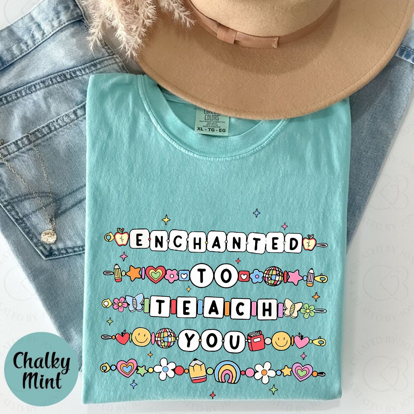 Teacher Appreciation T-Shirt – Back to School Friendship Bracelet Tee, First Day of School Shirt, Cute Teacher Gift, Comfort Colors