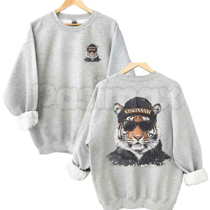 Vintage Spirit Animal Football Sweatshirt | Game Day City Pullover