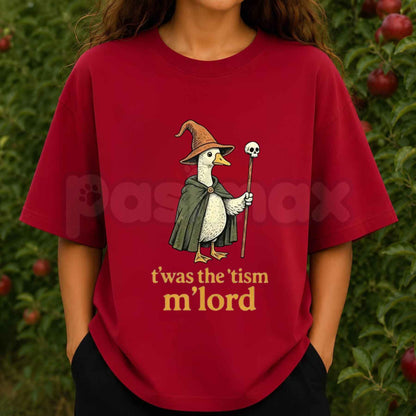 Twas The Tism M Lord Silly Goose T-Shirt – Funny Neurodivergent Meme Unisex Tee
