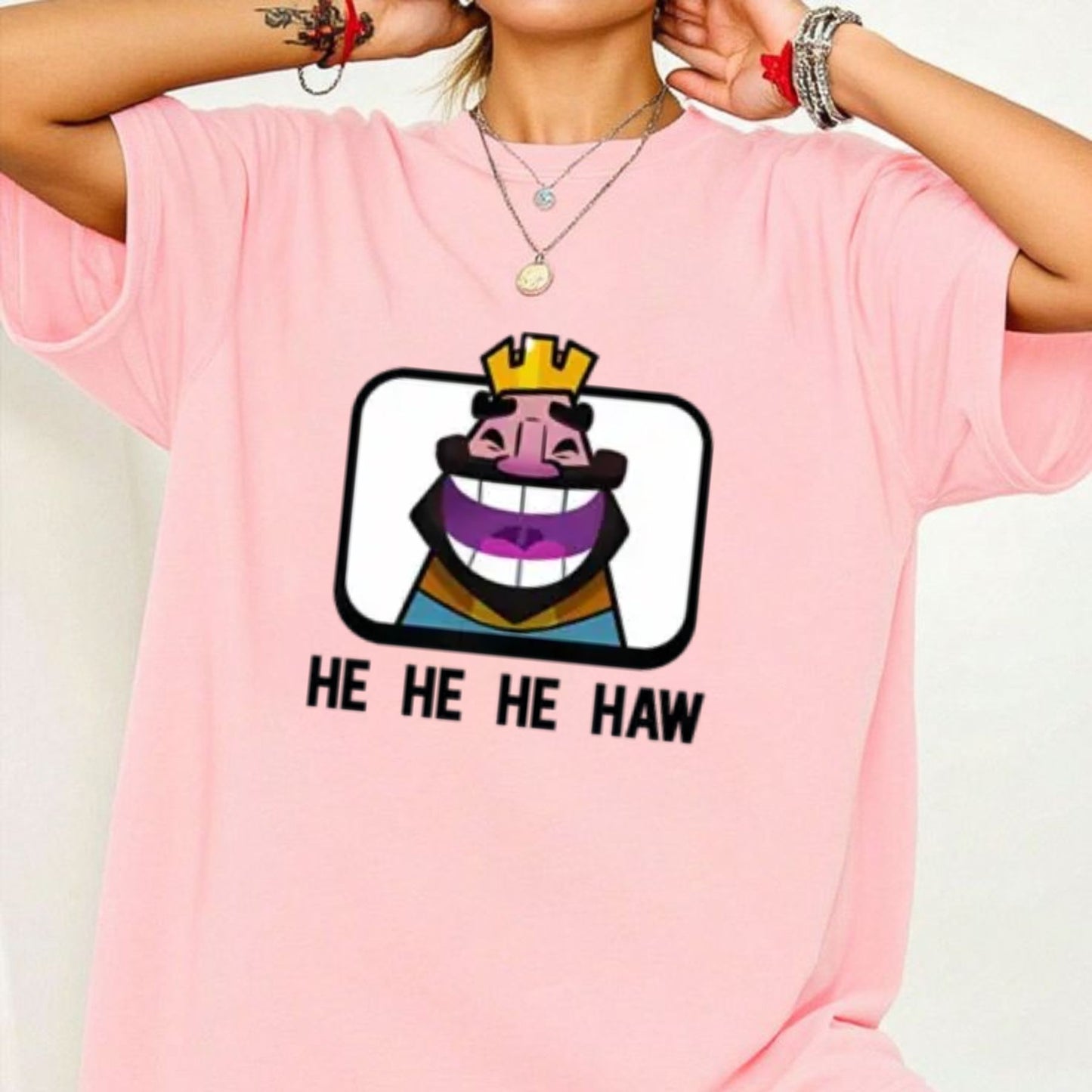 Clash Royale "He He He Haw" T-Shirt - Funny Gamer Apparel, Video Game Meme Tee