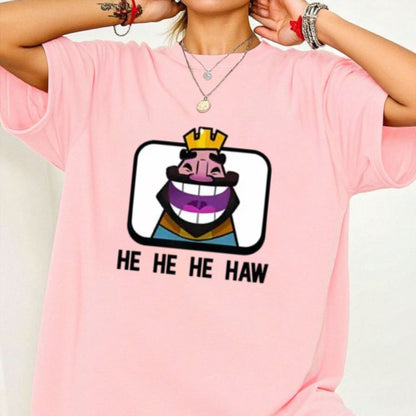 Clash Royale "He He He Haw" T-Shirt - Funny Gamer Apparel, Video Game Meme Tee