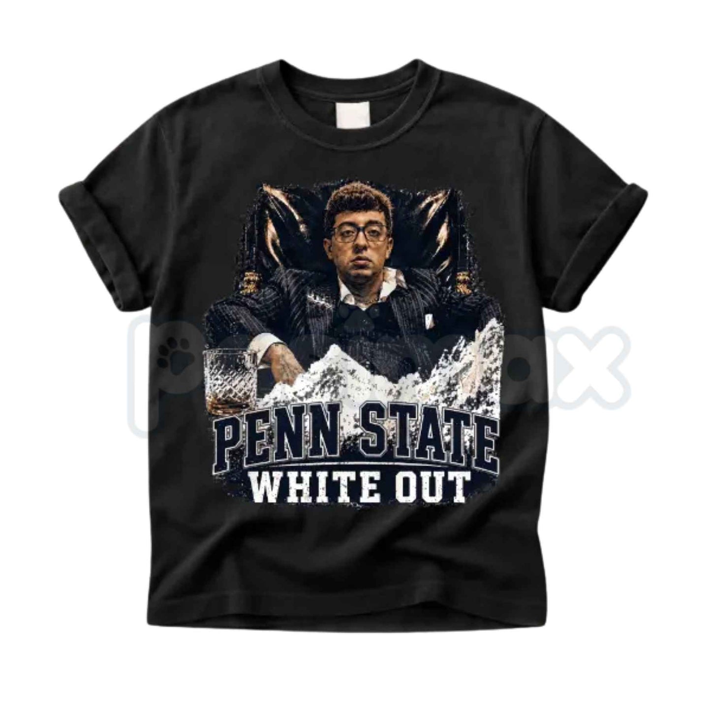 Penn Stay White Out T-Shirt – Funny Football Tailgate Unisex Cotton Graphic Tee
