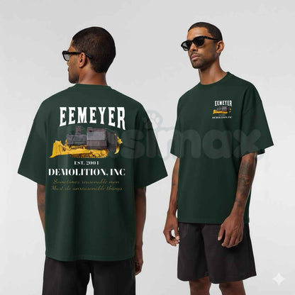 Heemeyer Demolition Inc T Shirt – Vintage Heavy Equipment Mechanic Tee, Legendary Killdozer Memorial Unisex Cotton Streetwear Graphic Shirt
