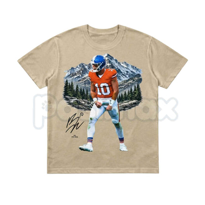 Bo Nix Graphic T-Shirt – Vintage Football Star Unisex Cotton Game Day Tee