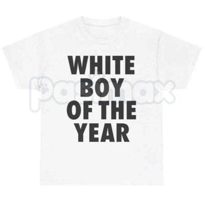 White Boy Of The Year Graphic T-Shirt – Funny Internet Meme Unisex Cotton Tee