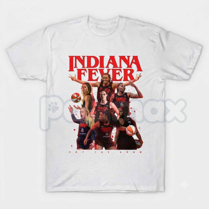 Indiana Fever T-Shirt – Official Style Women's Basketball Graphic Tee, Vintage WNBA Game Day Unisex Cotton Shirt