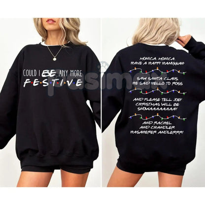 Friends Christmas Sweatshirt – Retro TV Show Holiday Crewneck – The One With The Christmas Tree